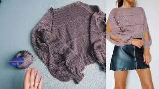 🔥 НОВЫЙ МК ДЖЕМПЕР С ЭФФЕКТНЫМИ РУКАВАМИ