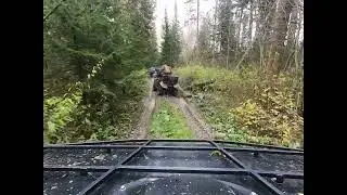 Небольшие покатушки с обычными квадроциклами