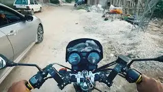 YBR 125 | Akrapovic Exhaust | Test Ride on streets