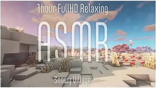 ASMR in minecraft | Foxes near the village | 1 hour |