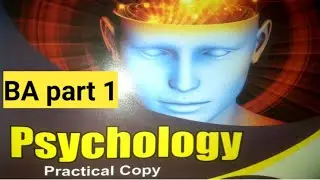 BA part 1 psychology practical || Psychology honours BA part 1 practical of Psychology subsidiary
