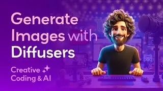 GENERATE IMAGES with DIFFUSERS · Pipelines & Schedulers — Creative AI & Coding with Nono · Live 119