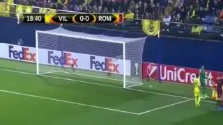 Вильяреал 0-4 Рома Обзор матча Лига Европы