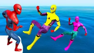 Colourfull Spiderman Jumping Highest Building (Euphoria Ragdolls)-Ep 78