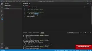 Curso de Numpy  - aula 6 (Mais exemplos de array)