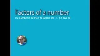 factors of a number