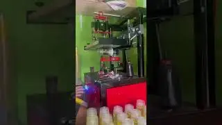 Mesin sablon cup 2 warna semi Auto