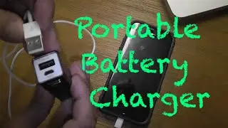 How to use a portable battery charger