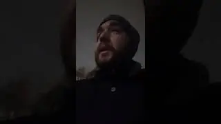 раннее утро. иду на работу