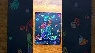 Father's Day Card with White Paper 🥰👩‍👧‍👦💗| Father's day diy gift #shorts #art #trending