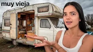 My mother buys the oldest caravan in the campsite
