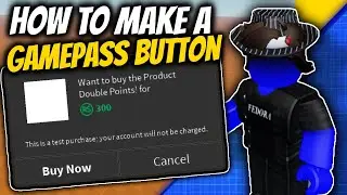 How To Code A Gamepass Button In Roblox Studio! (2023)