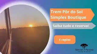 Passeio de Trem Pôr do Sol Simples Boutique: 6 vagões diferentes