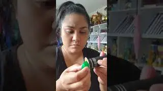 Trying out transparent green filament