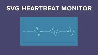 Animated Heartbeat Monitor using SVG and Javascript
