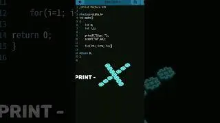 Print Pattern in C | c programming |29| 