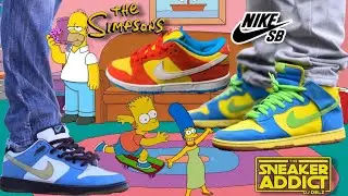 BART SIMPSON NIKE SB DUNK HIGH VS HOMER MARGE,SUPERBOWL HALFTIME SHOW OVER RATED,TOP SNEAKERS IN AEW