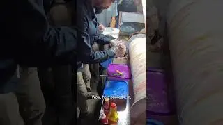 Luke Damant eats $0.50 street ice-cream in Bangladesh 🇧🇩 #shorts