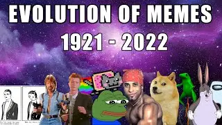 entire evolution of memes in 2 minutes