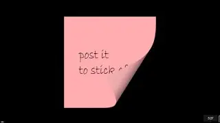 After Effects - Post It by Page Turn