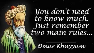 The most brilliant quotes by Omar Khayyam. Worth pondering! | Quotes of great men