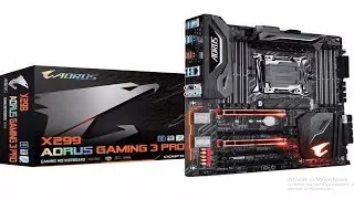 UNBOXING DA PLACA MÃE X299 AOUROS GAMING 3