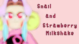 Snail and Strawberry Milkshake//Speedpaint