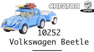 [~BUILDER~] 10252 - Wolkswagen Beetle - Lego Creator Expert - Stop Motion - BRICK ACADEMY