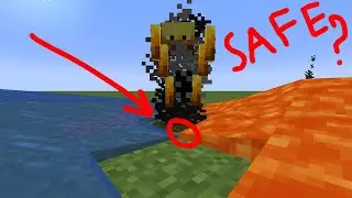 is it safe for blaze to stay in water and lava?