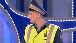 КВН. Команда БАК-Соучасник - в ожидании кортежа Медведева и Шварценеггера