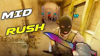 Mid Rush with Knife | Counter Strike 2