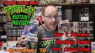 TMNT Mutant Mayhem Line of Funko Pops! Day 7 of 7 of TMNT Collection! #funkopop #tmnt #collection