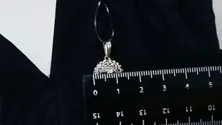 Серебряная подвеска Знак зодиака Козерог Аквамарин А16154