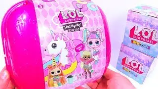 ОГРОМНЫЙ СЮРПРИЗ ЛОЛ GIANT LOL SURPRISE HAIRGOALS UNICORN КУКЛЫ ЛОЛ ХАЕРГОЛС ЕДИНОРОГИ РАСПАКОВКА