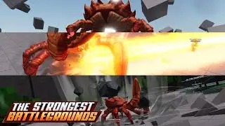 Crab Boss Uses All Character Moveset (The Strongest Battlegrounds)