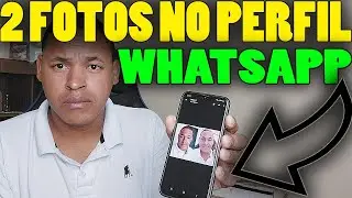 COMO COLOCAR 2  FOTOS NO SEU PERFIL DO WHATSAPP