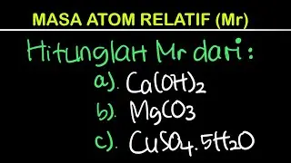 CARA SEDERHANA MENGHITUNG MASA ATOM RELATIF DARI SENYAWA KIMIA