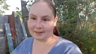 Муж вернулся / Собрала все маленькие томаты / год как тут живём.  #жизньвдеревне