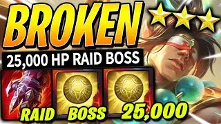 25,000 HP RAID BOSS LEE SIN 3 BUILD! (x2 TALISMAN) - TFT Set 11 Best Comps | Teamfight Tactics Guide