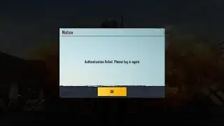 Authentication Failed Please Login Again || Authentication Failed Please Login Again Bgmi