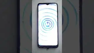 Motorola Android with cracked screen