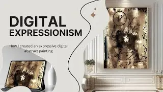 How I Painted an Expressive Abstract Art on my iPad pro | Digital Art | Infinite Painter