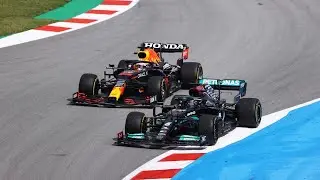 The Moment Lewis Hamilton Overtakes Max Verstappen