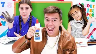Nastya ve Artem Okul Zorbalığı ve Okul Arkadaşları Hakkında Hikaye