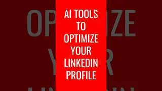 AI TOOLS TO OPTIMIZE YOUR LINKEDIN PROFILE #shortsvideo #RATHODSOFWARE
