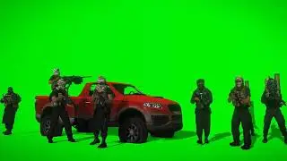 Green screen criminal effect