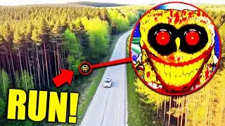 DRONE CATCHES CURSED SPONGEBOB at 3AM...