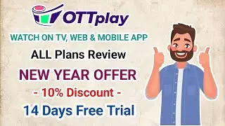 OTTPlay App Review and All Subscription Plans Details || OTTPlay 10% Discount Offers & 14 Days Free.