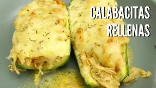 Calabacitas Rellenas .. Fácil, Saludable y Delicioso!