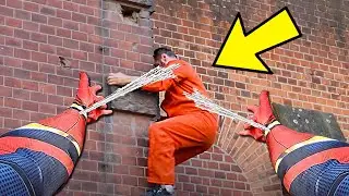HOMEM ARANHA ENCONTRADO LUTANDO CONTRA CRIMINOSO NA VIDA REAL !!